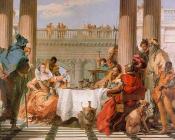 乔瓦尼巴蒂斯塔提埃波罗 - The Banquet of Cleopatra